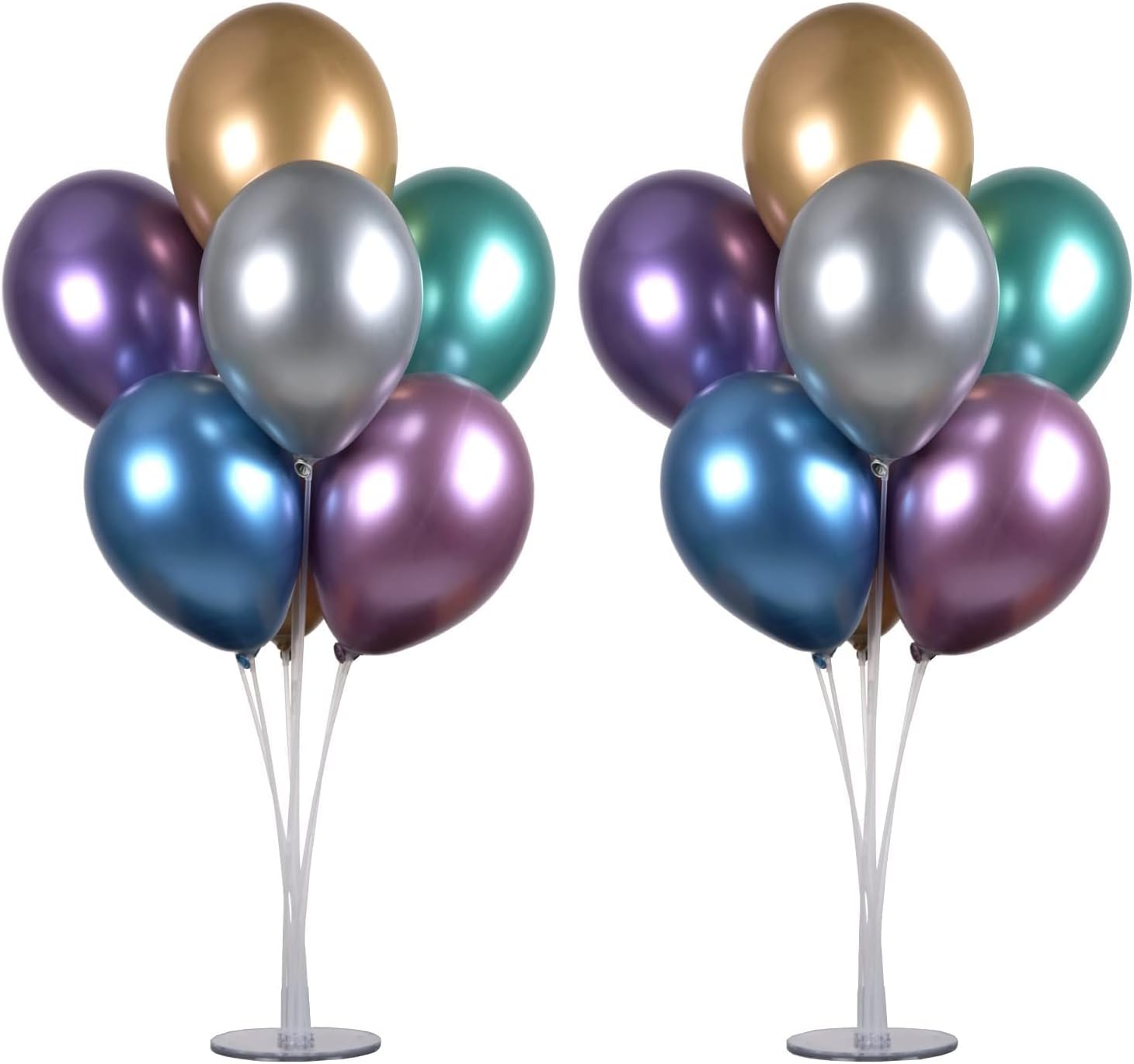 Balloon Stand for Decoration Birthday - Set of 2 Pcs Birthday Decoration Stand | Bday Balloons Stand | Balloon Stand Holder for Decorations