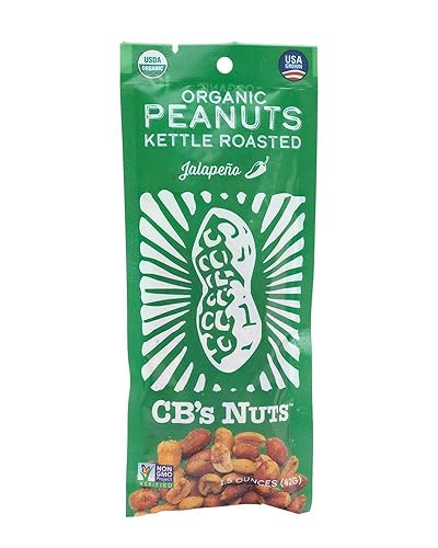 CB's Nuts Cacahuetes tostados orgánicos (sal marina, 10 lb)