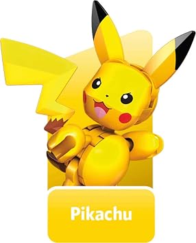 MEGA Pokemon Action Figure Building Toys Set for Kids, Poke Ball Bundle with 118 Pieces, 5 Poseable Characters Including Pikachu and More