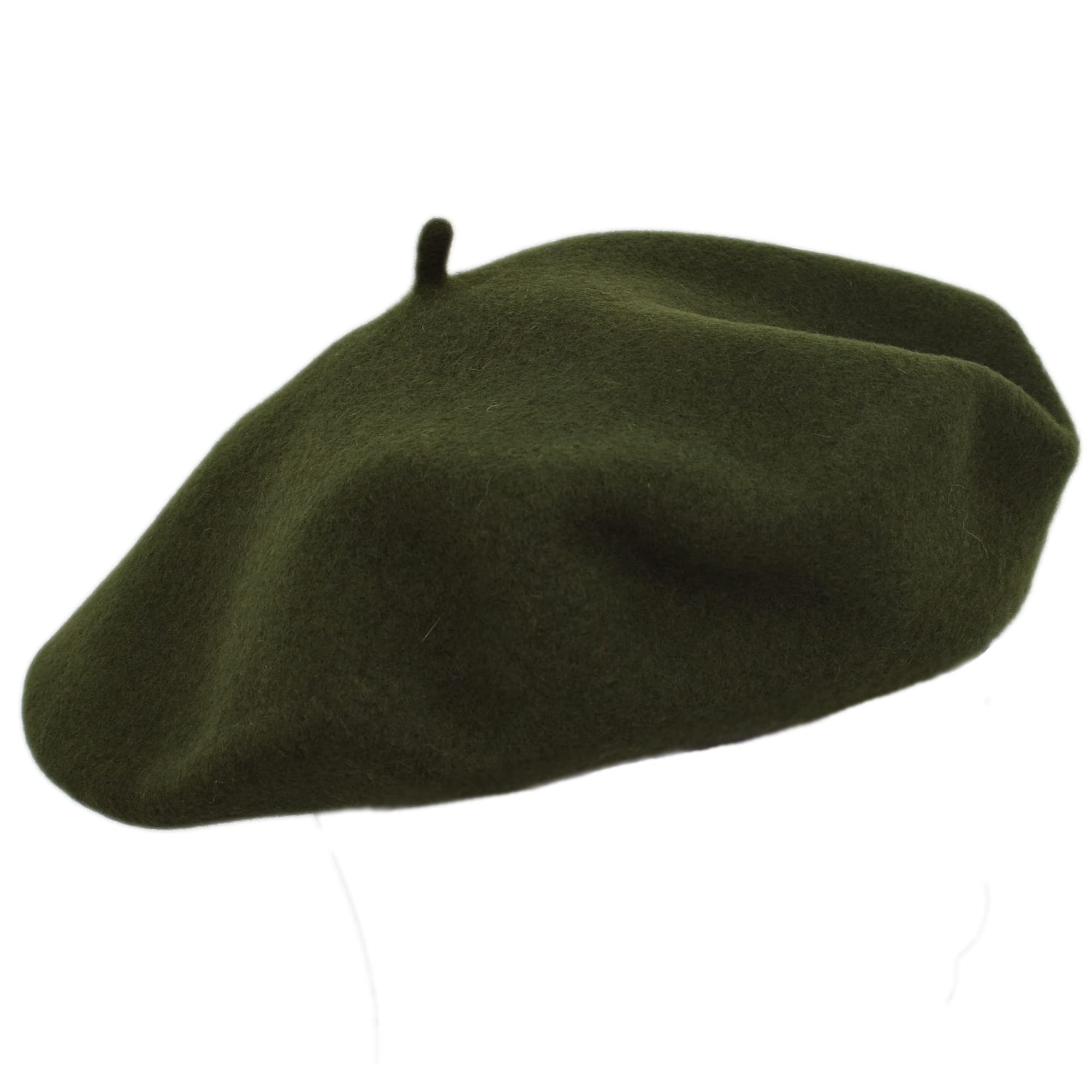 Melegari Gorro vasco mujer | 100% lana | Roma Beret | Made in Italy