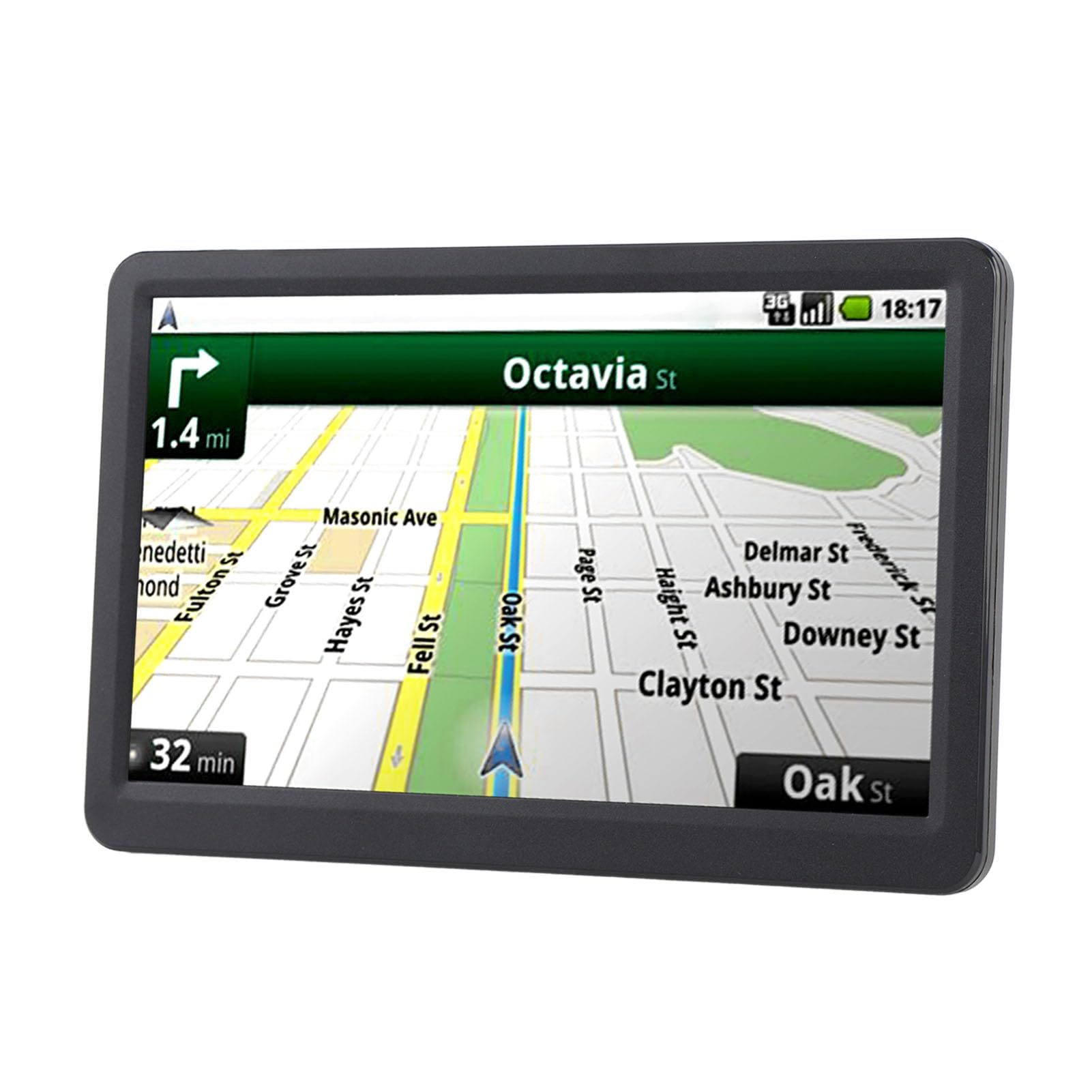 9-calowy System Nawigacji GPS dla Samochodów Osobowych, Ciężarowych i Kamperów z Mapami 3D i 2D Alerty o Fotoradarach Niestandardowe Trasy Ograniczenia Dotyczące Pojazdów