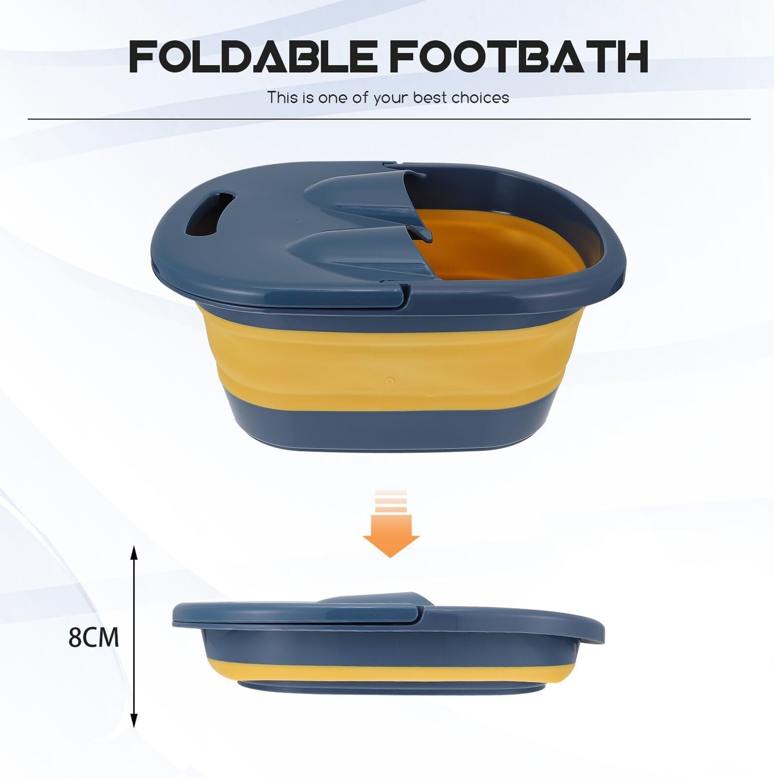 Fussbad Klappbare Fußbadewanne Aus Kunststoff for Den Heimgebrauch Fußwanne Pool(Pink)