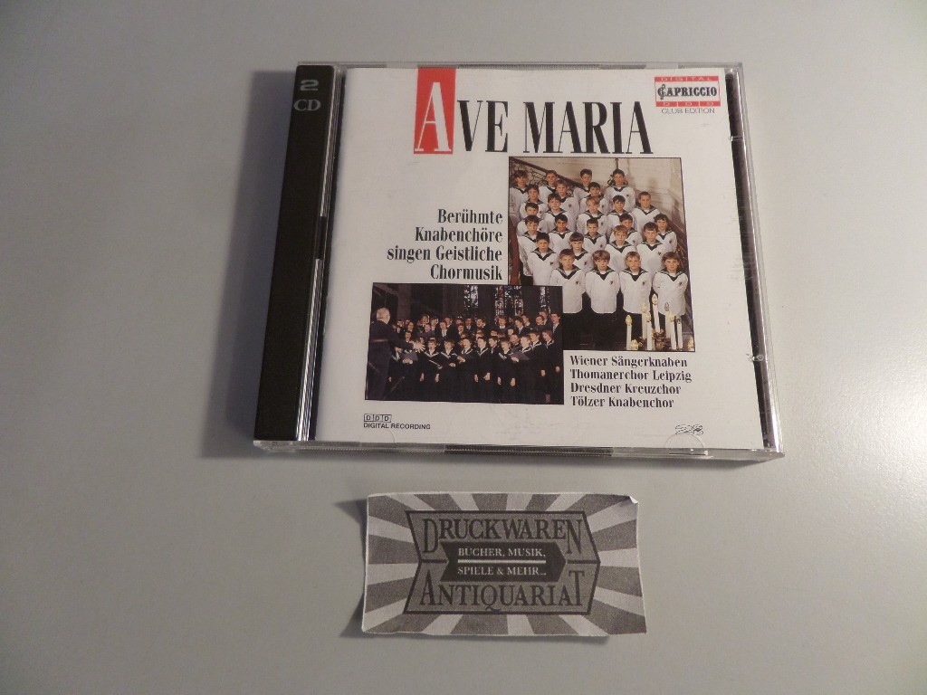 Choral Music (Ave Maria Choruses) - BACH, J.S. / GOUNOD, C.-F. / MENDELSSOHN, Felix / SCHUBERT, F. / BRUCKNER, A. / PERGOLESI, G.B. [Audio CD] Robev, Georgi; Bulgarian National Svetoslav Obretonov Choir; Knothe, Dietrich; Leipzig Radio Chorus, male section; Borst, Martina; Cologne Radio Orchestra; Flamig, Martin; Simbah Chamber Collegium; Wagner, Ekkehard; Froschauer, Helmut; Chorus Viennensis; Tolz Boys' Choir, soloists; Ude, Armin; Schmidt-Gaden, Gerhard; Otto, Ralf; Bamberg String Quartet; Klepper, Regina; Wiener Sängerknaben; Cordier, David; Marschik, Peter; Basso, Il; Schreier, Peter; Instrumental Ensemble; Frankfurt Vocal Ensemble; Winkler, and Flämig, Martin