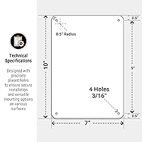 Vista 8 de Letrero bilingüe de No Dumping Allowed No Arrojar Basura, 10 x 7 pulgadas, aluminio 040 libre de óxido, resistente a la decoloración
