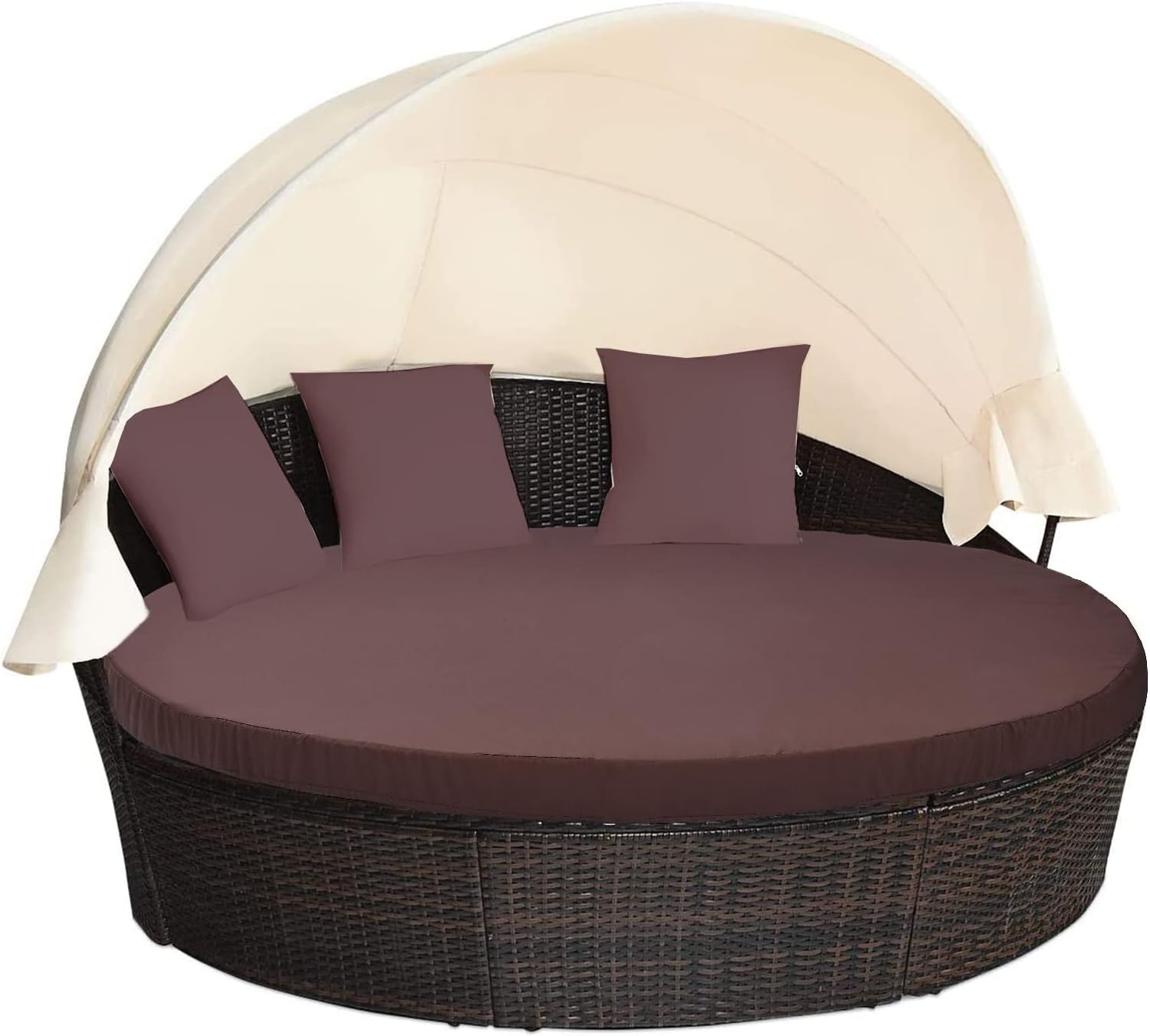 MICTONY Outdoor Daybed Cushion Cover, 66" Replacement