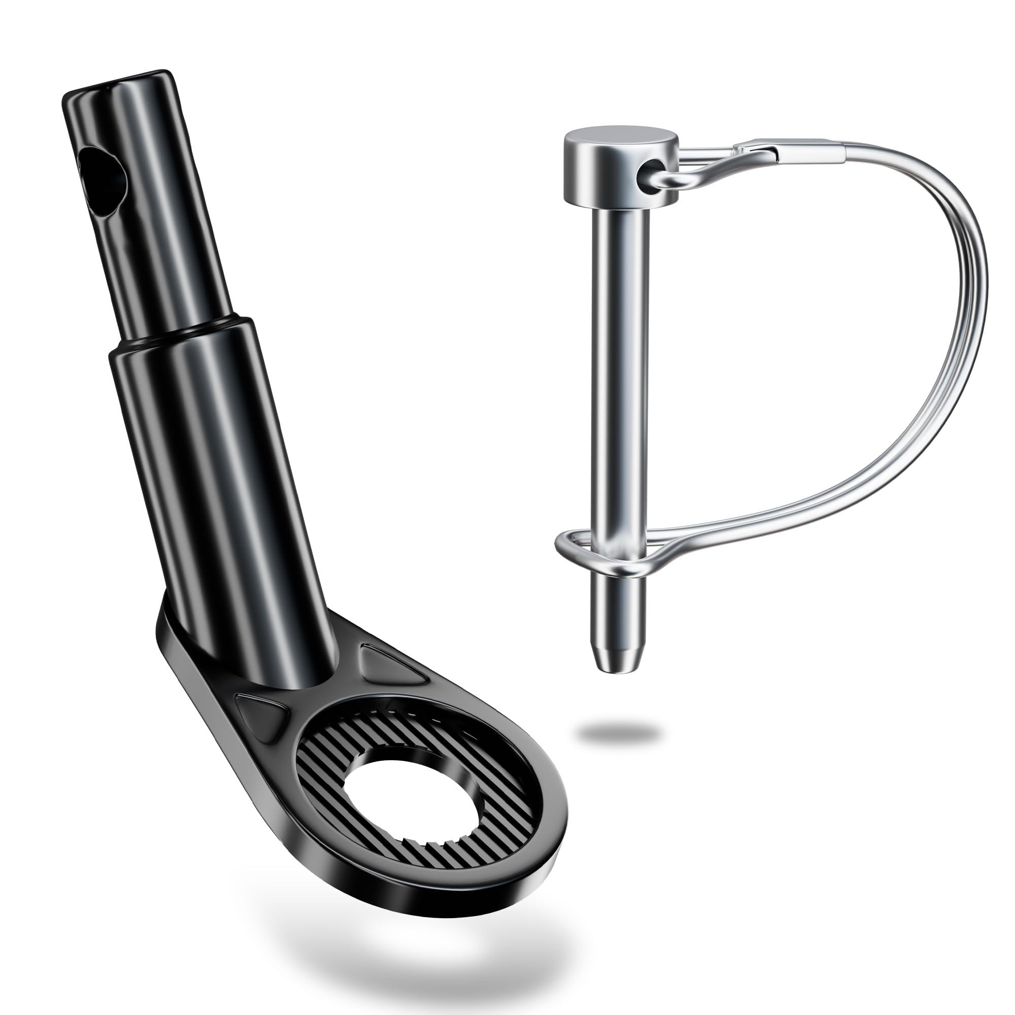 EFEALL 12mm Bike Trailer Hitch, Stable Bicycle Trailer Hitch, Sturdy & Durable Steel Bike Trailer Attachment, Bike Trailer Hitch Connector for Kid/Pet