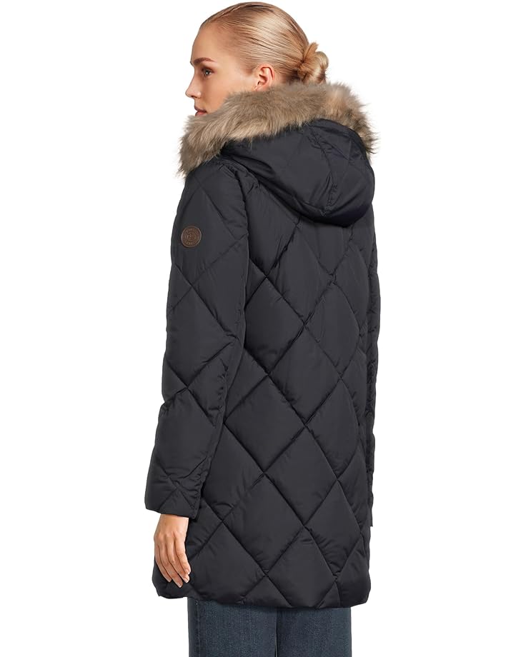 Lauren Ralph Lauren Faux Fur Trim Hooded Puffer - #3 of 4
