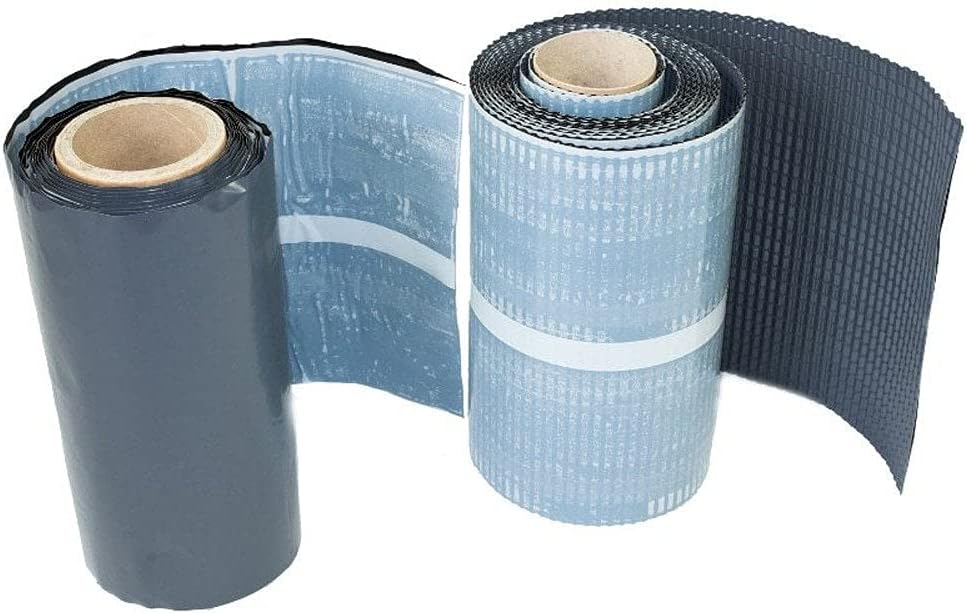Easy Trim Lead R | 150mm x 5m | Textured | Lead Free Flashing | Self Adhesive Lead Flashing Replacement