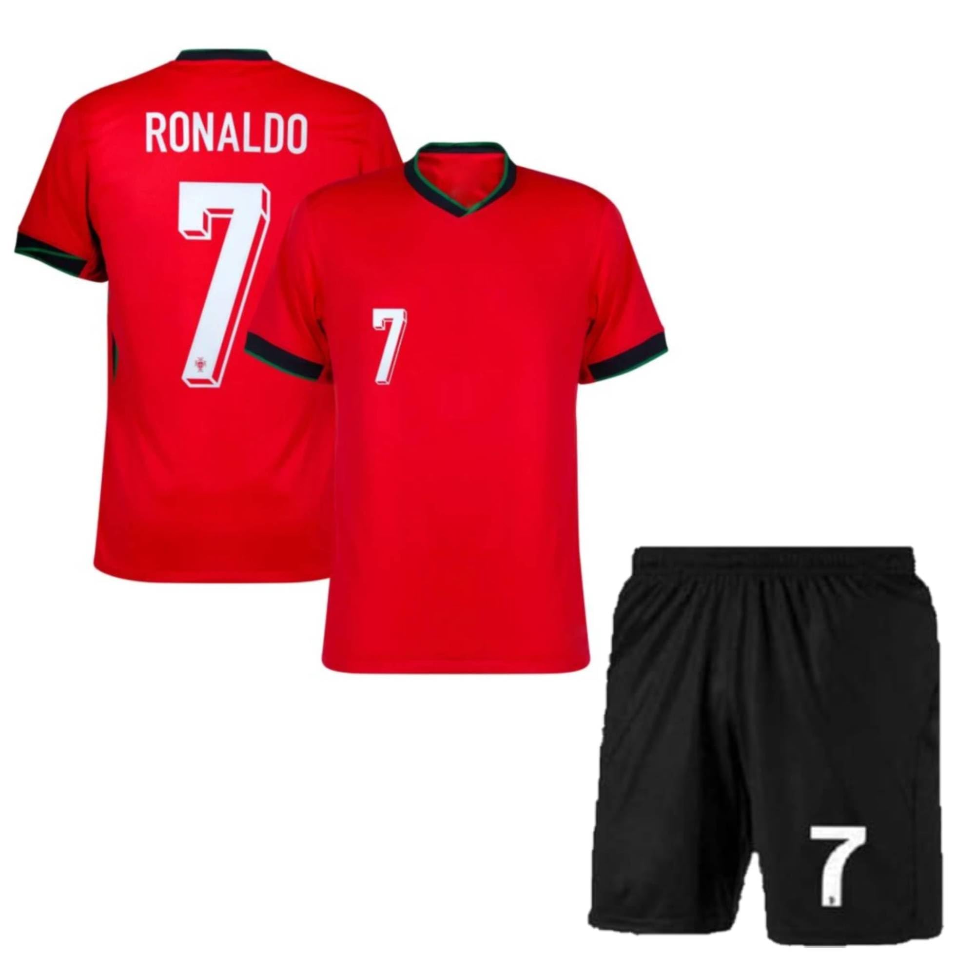 Portugall New Football Team Jersey Set 2025 for Kids and Men and Boys