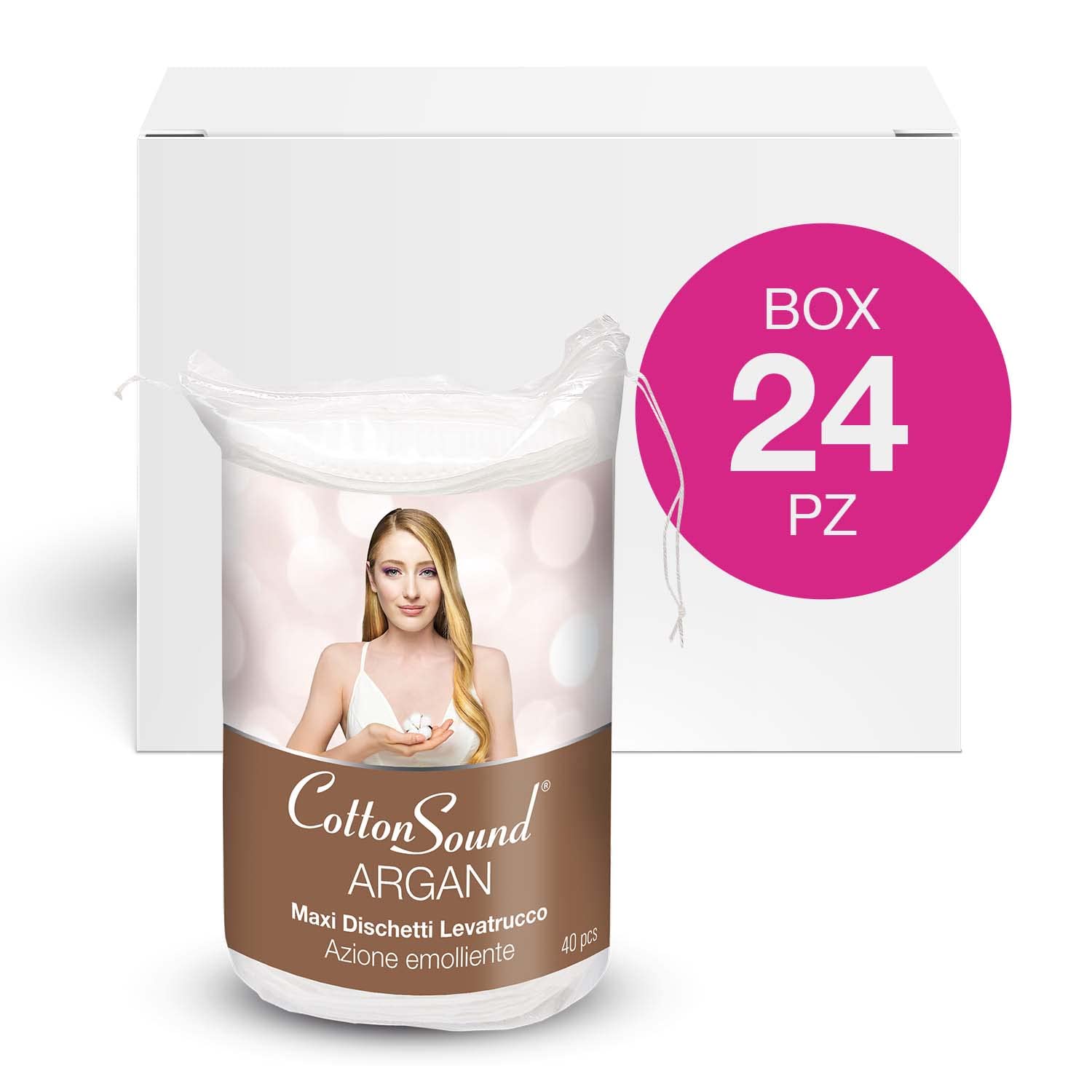 COTTON SOUND Dischetti Struccanti Con Argan - 40 Pezzi, 100% Cotone, Lato Liscio E Goffrato, Made In Italy - Foto 12