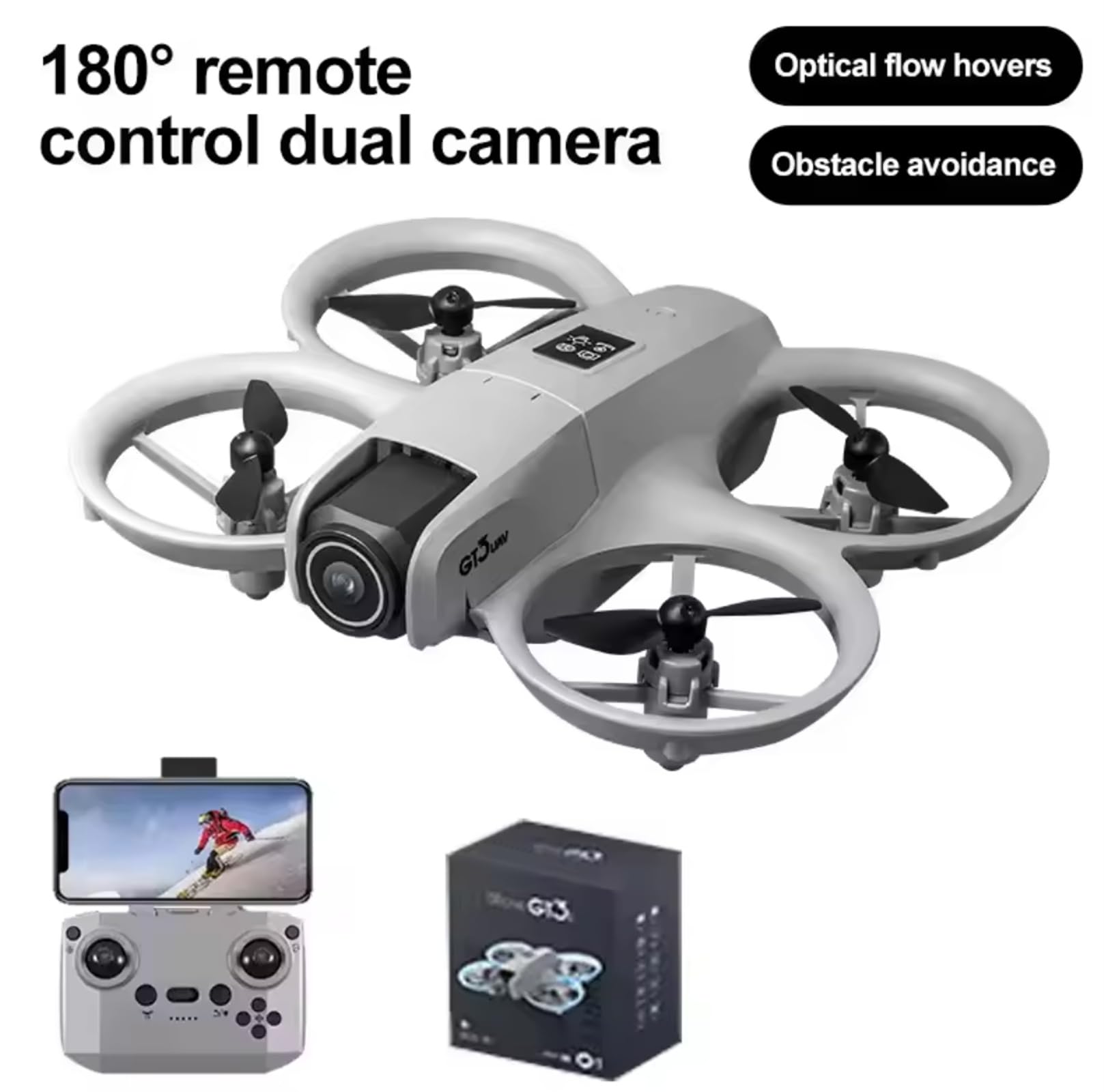 GT3 mini Drone 8K 5G GPS Profesjonalna fotografia lotnicza HD Pilot zdalnego sterowania Samolot HD Podwójna kamera Quadcopter UAV