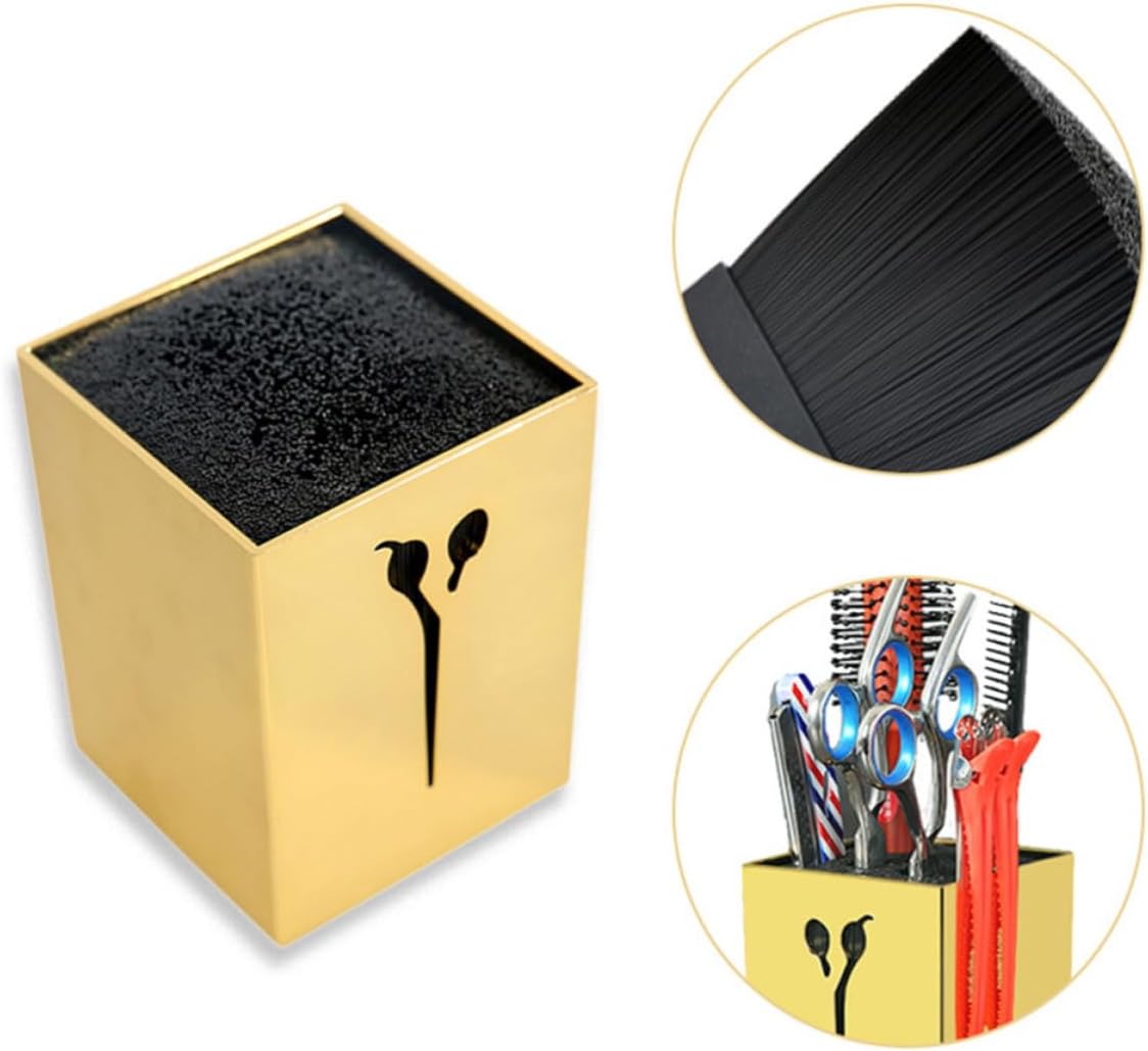 Fashion Design Hair Scissors Case Hair Salon Tools Holder Large Capacity Abs Pet Storage Box for Clippers and Combs Organizer Suitable for Home and Shop