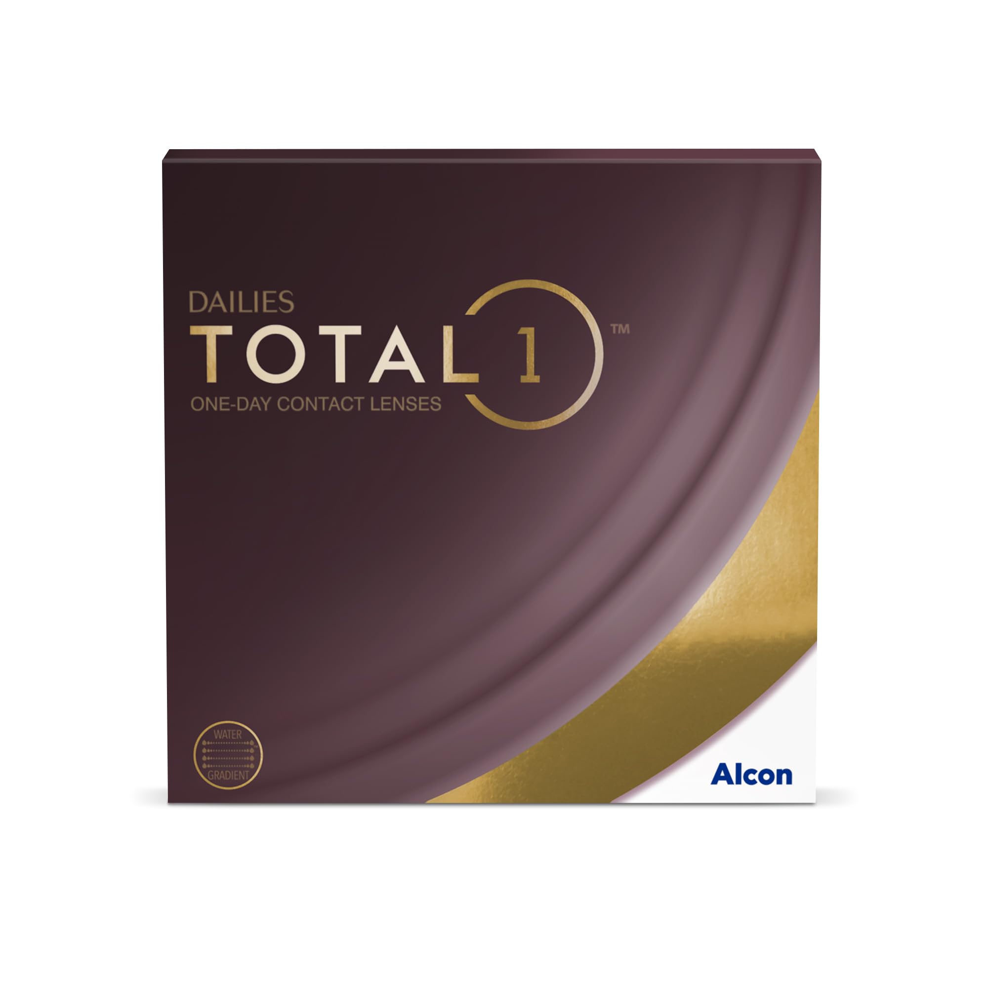 Dailies Total 1 Lenti a Contato Giornaliere, 90 Lenti, BC 8.5 mm, DIA 14.1 mm, -1.00 Diopt