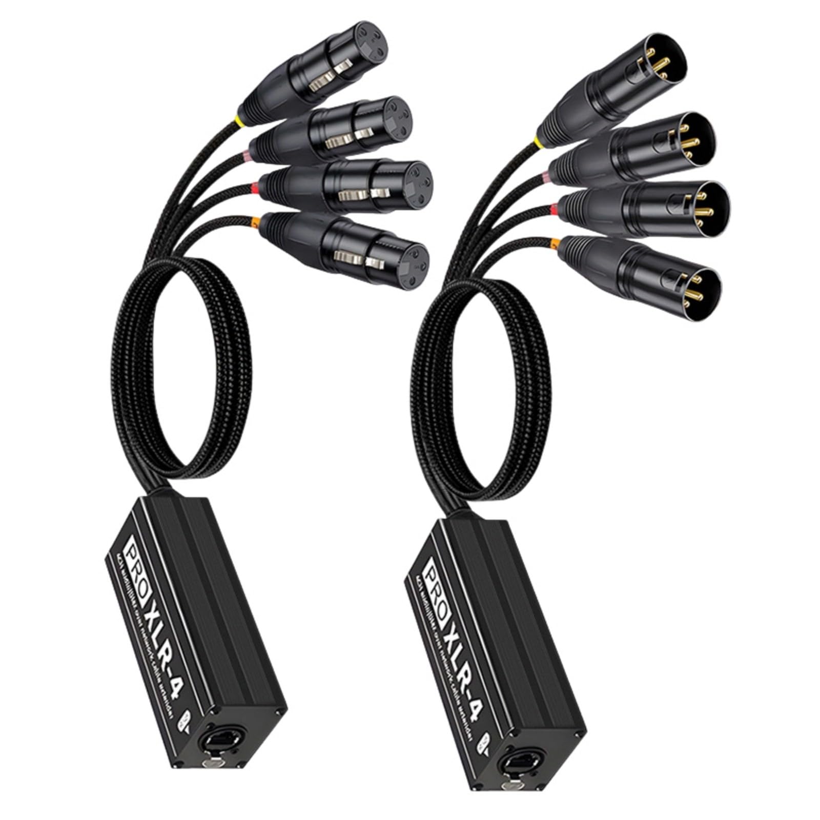 4-kanałowy przedłużacz kabla sieciowego XLR muzyka DMX512 rozdzielacz adapter ekranujący kabel Ethernet do sprzętu scenicznego chronione ogniwo