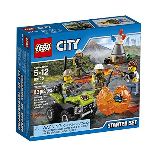 LEGO City Volcano Exploration Base 60124 Construction Toy, Building Toy