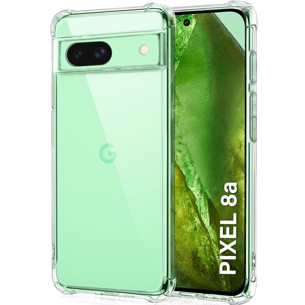 TheGiftKart Transparent Crystal Clear Back Cover Case for Google Pixel 8A | Shockproof Soft TPU Case | Cushioned Edges for Ultimate Protection Back Cover Case for Google Pixel 8A (TPU, Transparent) (B0D3LSJX1G) Amazon Price History, Amazon Price Tracker