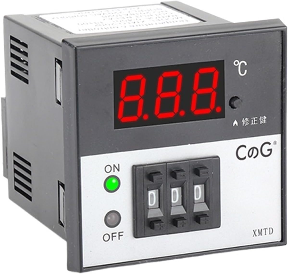 Dial Code 0-600 Celsius Degree K J PT100 AC 220V 75*75 mm Electronic Digital Temperature Controller Thermostat(XMTD J 600)