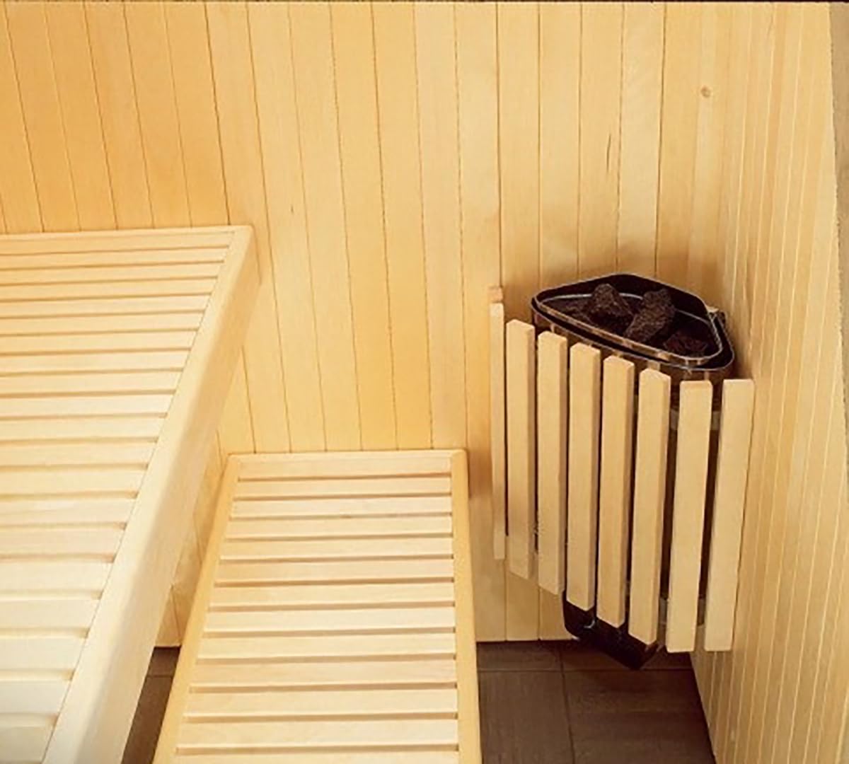 Harvia Delta D23 2,3 kW Black forno per sauna con controllo integrato Riscaldatore per sauna Nero