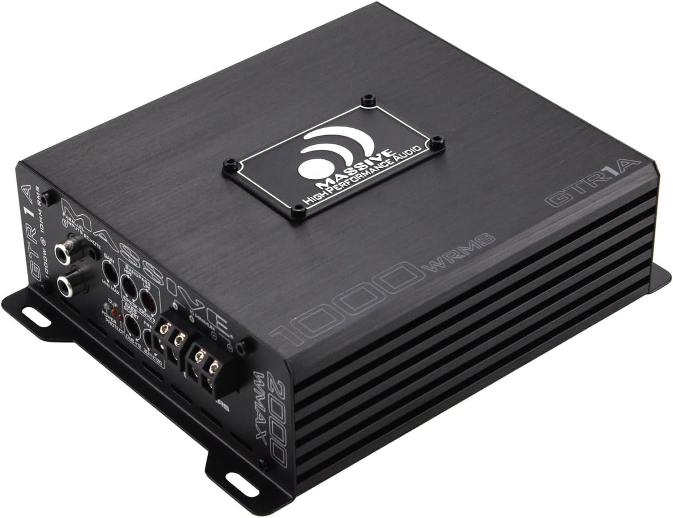 Massive Audio GTR1A | 1060 Watt RMS @ 1 Ohm Mono Block GT Series Full Range Subwoofer Amplifier