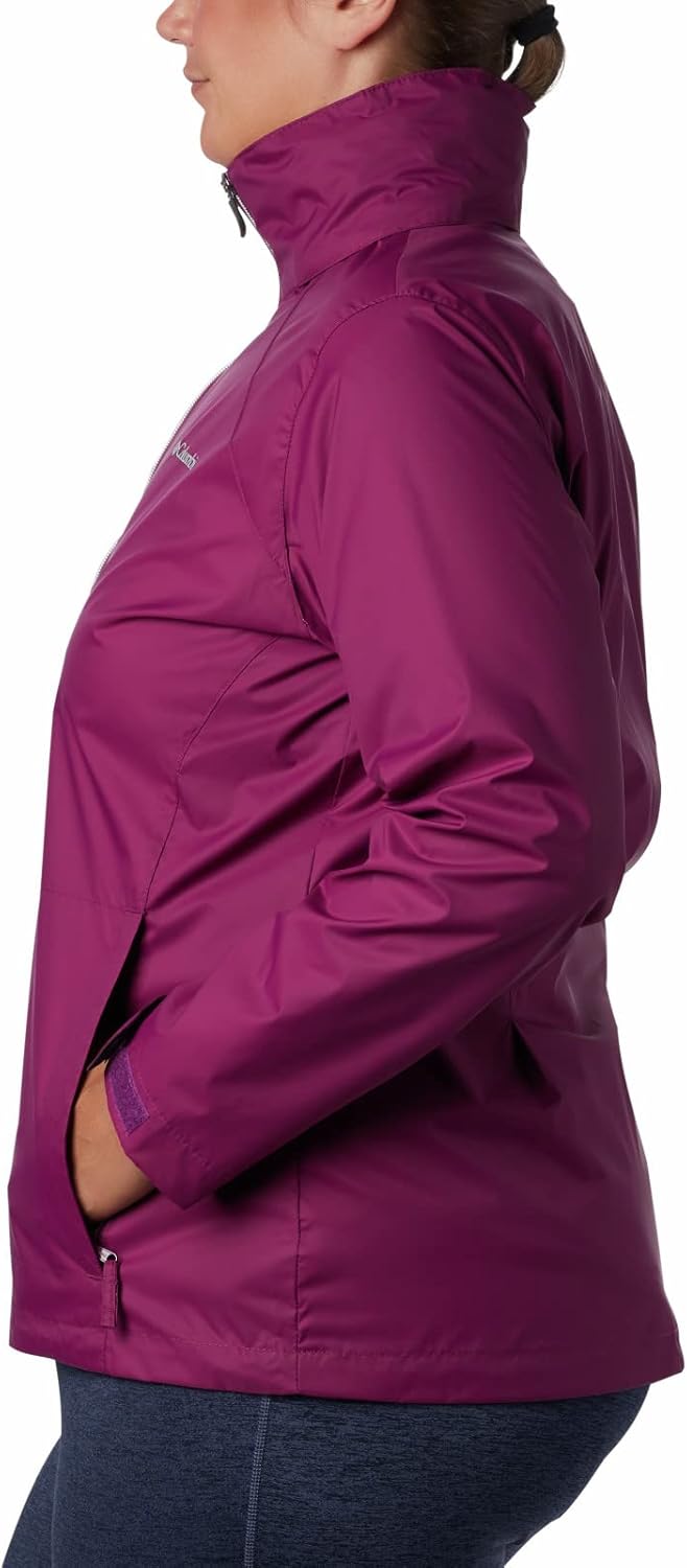 Columbia Women's Switchback Iii Jacket Dark Raspberry Small