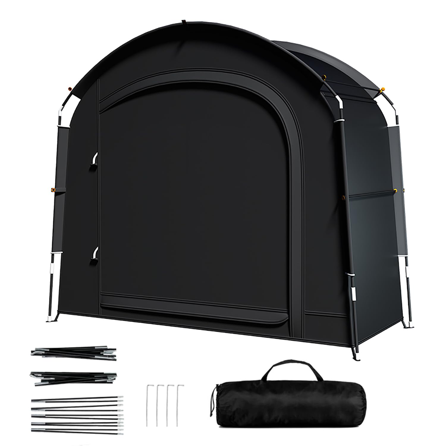 Tenda da Bicicletta 200X165X80cm,Fino a 2-3 Biciclette,per Esterni, per Biciclette, Moto, Attrezzi da Giardino