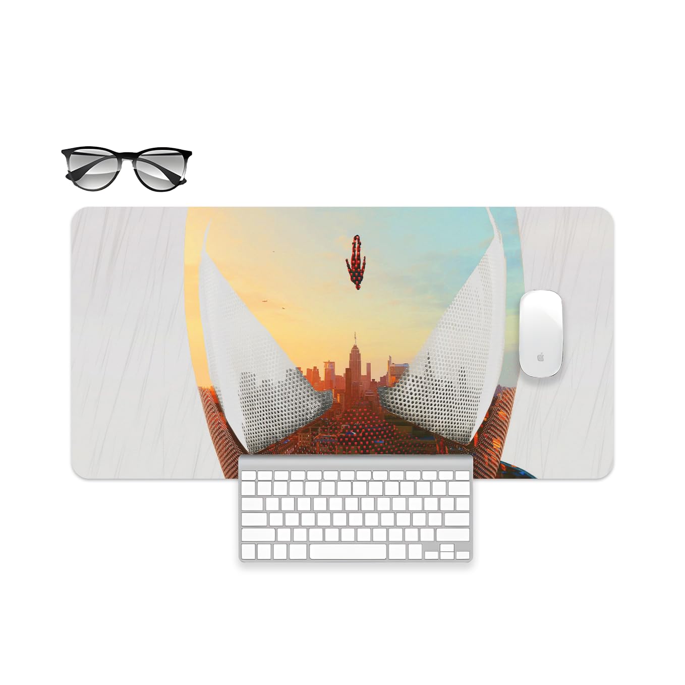 SoulAbiti Marvels Friendly Neighborhood Spider Man Art Mouse Pad - 23.6 x 11 Inch Desk Pad - Gaming and Workstation Mat for Superhero Fans - Non-Slip Rubber Base - Smooth Surface for Precise Control (B0CL92WXN7) Amazon Price History, Amazon Price Tracker