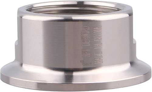 DERNORD Tri abrazadera sanitaria de 3 pulgadas a trío hembra NPT de 1 pulgada (1 pulgada NPT hembra (3 pulgadas Tri-abrazadera))