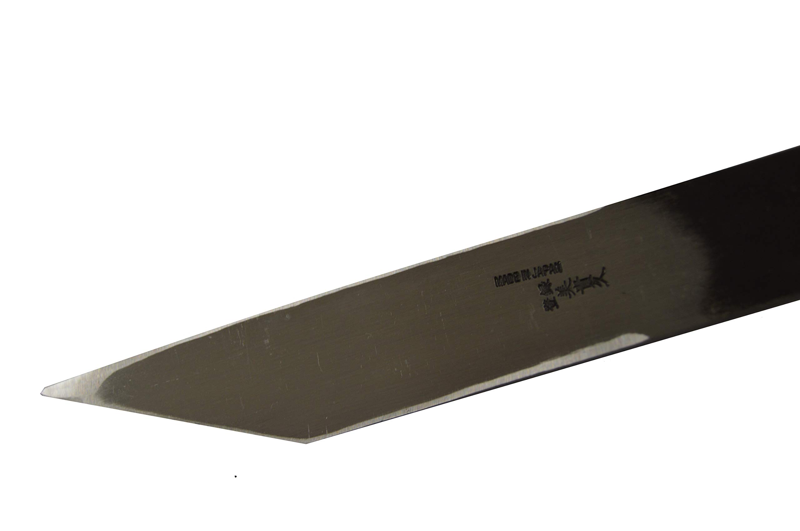 Kiridashi - Cuchillo japonés recto Carpintería Ebanisterie - Forjado Mano en Japón - Diestro (27 cm)