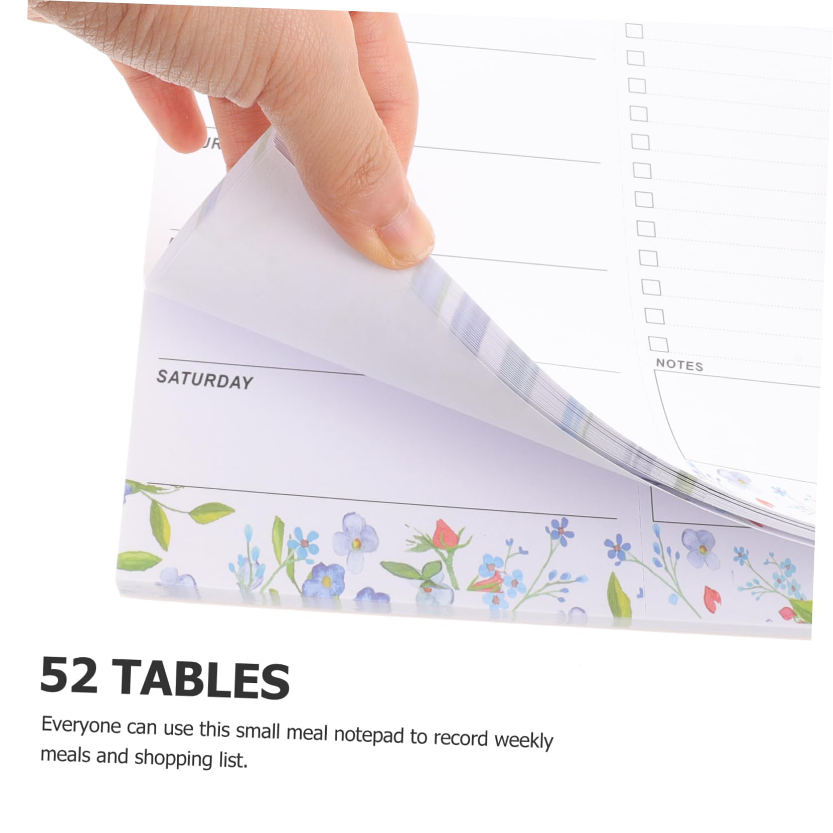 Planner Settimanale Magnetico Frigorifero 52 Fogli Carta