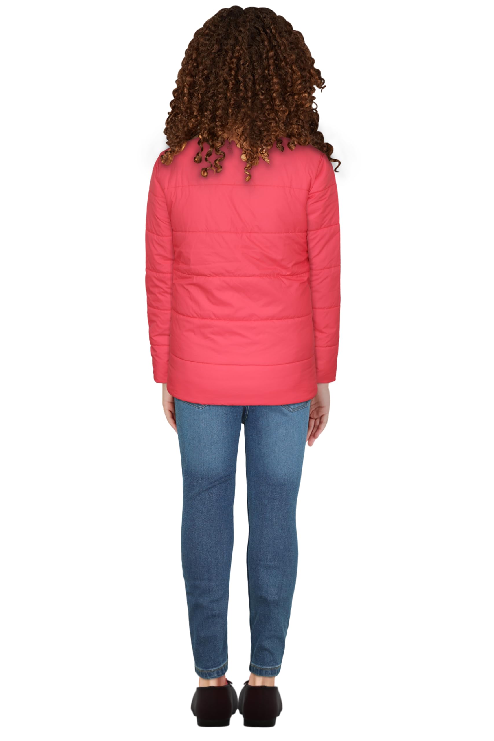 Allen Solly Girls Pink Textured Regular Fit Jacket 1