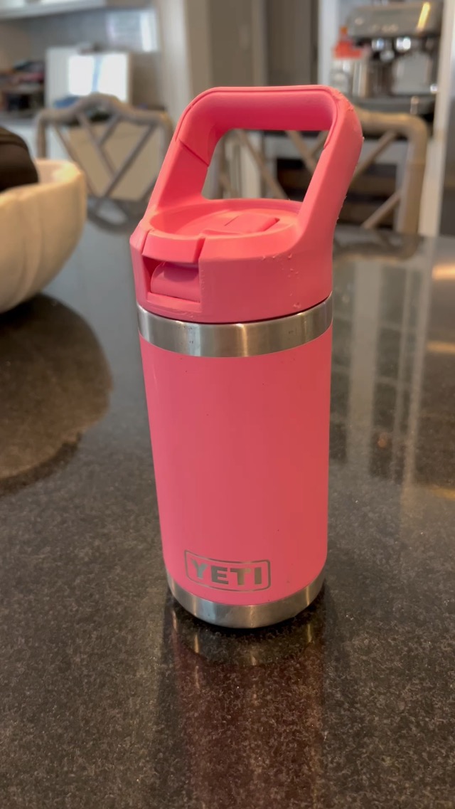 Watch YETI Rambler Jr 12oz Kids Water Bottle in Harbor Pink on