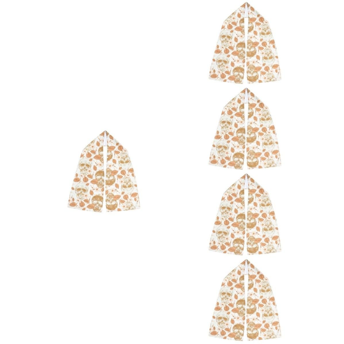 Abaodam 5 Pièces Bavoirs Adultes Réutilisables en Polyester Léger pour Protéger les Vêtements Lors des Repas à Domicile Maison de Retraite