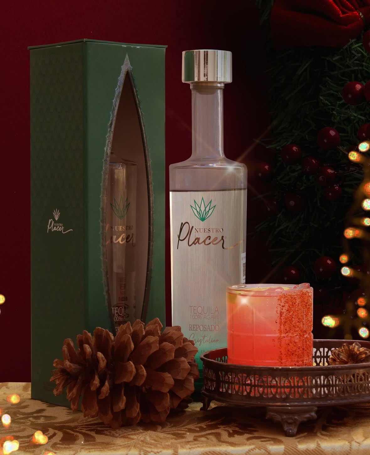 その他 TEQUILA REPOSADO NUESTRO Placer Nuestro Placer Tequila Reposado Cristalino 750mL – Rancho Liquor