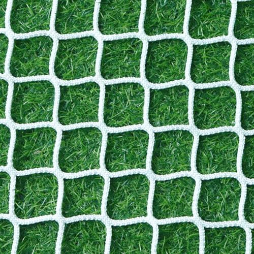 Pithsdp Safety Rope Net Kids Pet Stair Balcony Protection Net Baseball Softball Backstop Nets Outdoor Knotless Sports Netting(Size:0.5Mx1M1.64FTx3.28FT Color:White)
