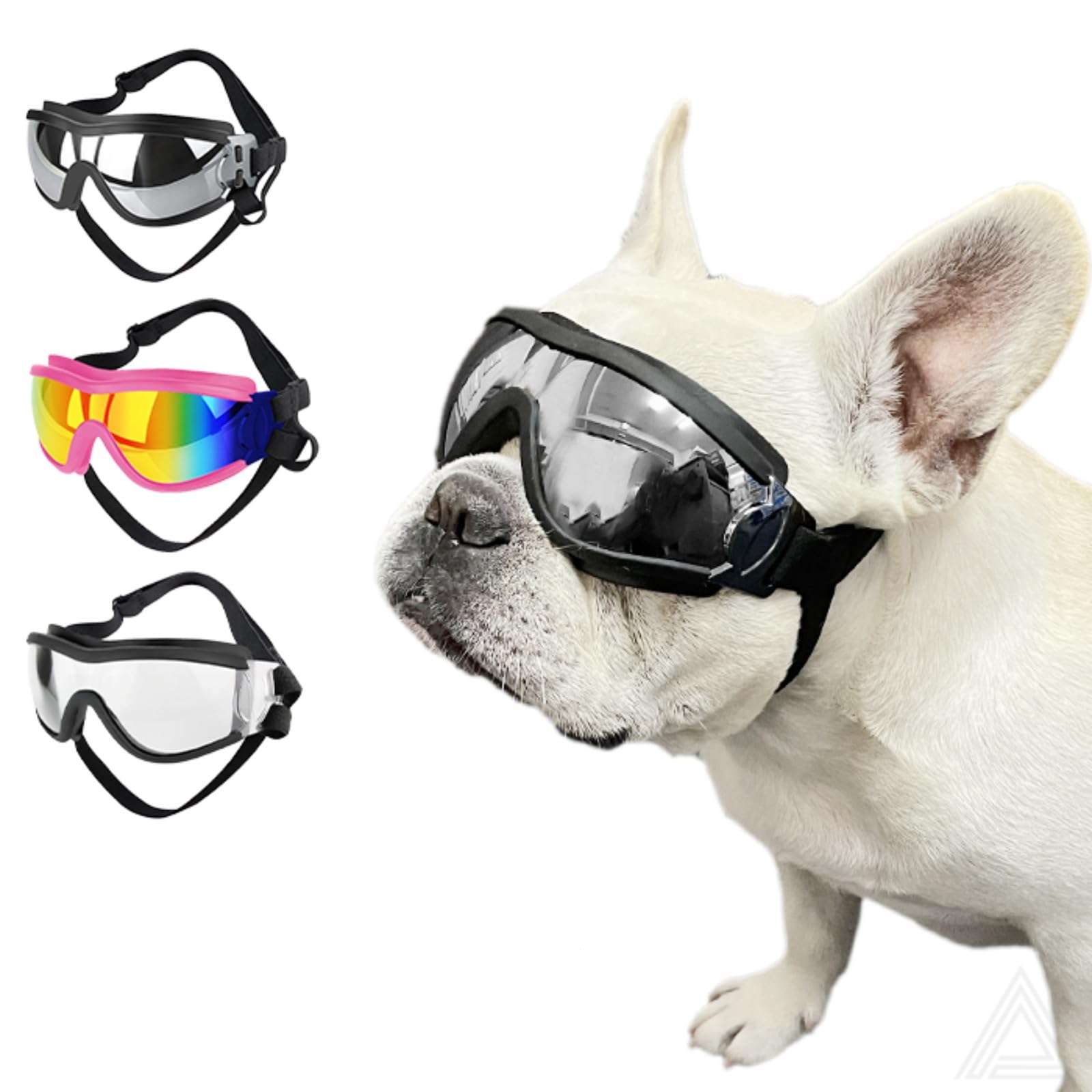 Amazon | 【リニューアル】犬 サングラス ペット用 ゴーグル ミラー