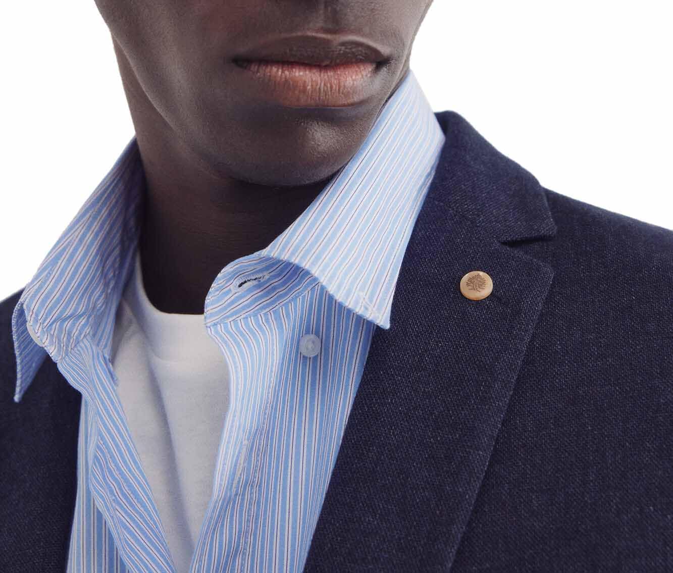 Springfield 5da Blazer Lino Estructura Giacca Uomo