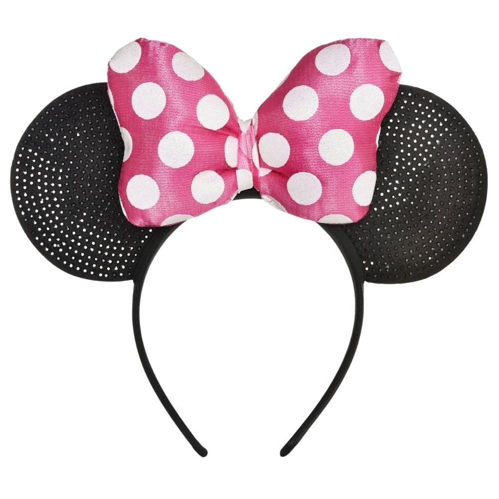 amscan Minnie Mouse Deluxe Headband. - 1 Pc