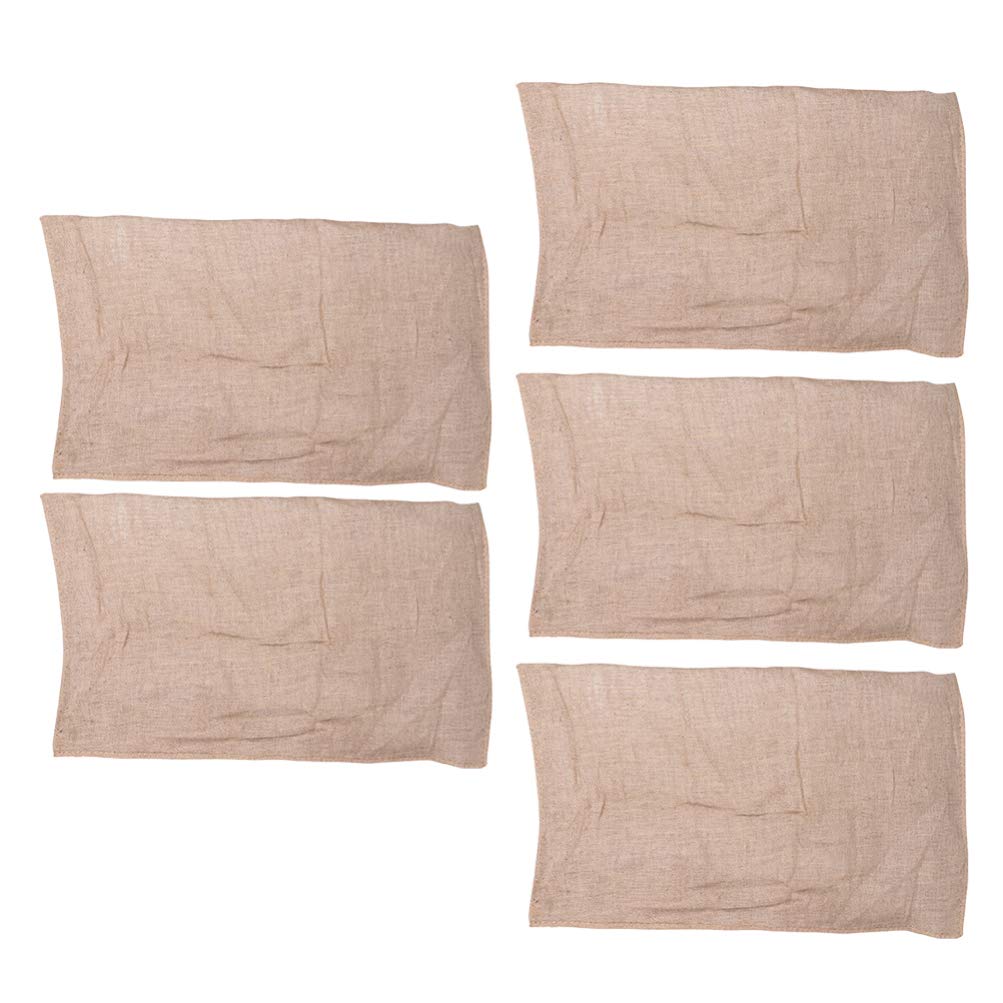 Yardwe Paquet de 5 Sacs de Pommes de Terre Et de Légumes de de 40 Cm X 60 Cm Sac de Jute Adapté Aux Pommes de Terre Aux Légumes à La Protection des Plantes Et à La