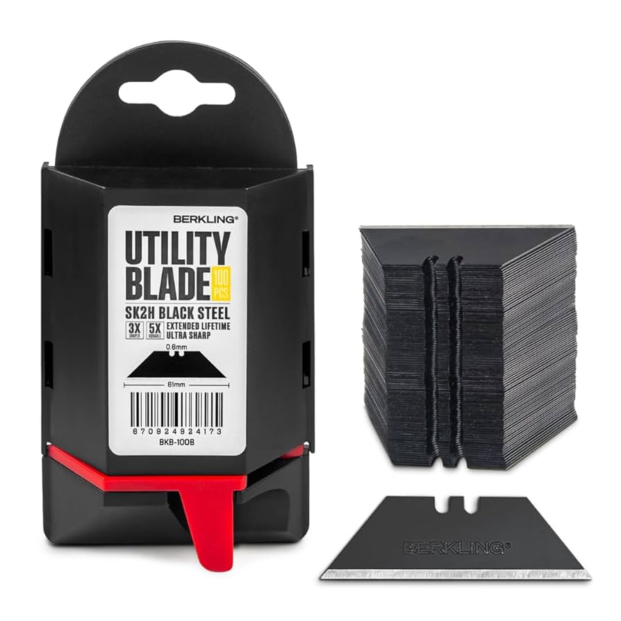 Amazon.com: Berkling Utility Knife Blades 100 PCS With