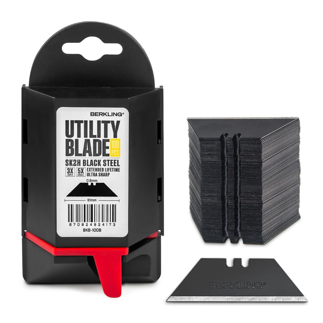 Amazon.com: Berkling Utility Knife Blades 100 PCS With
