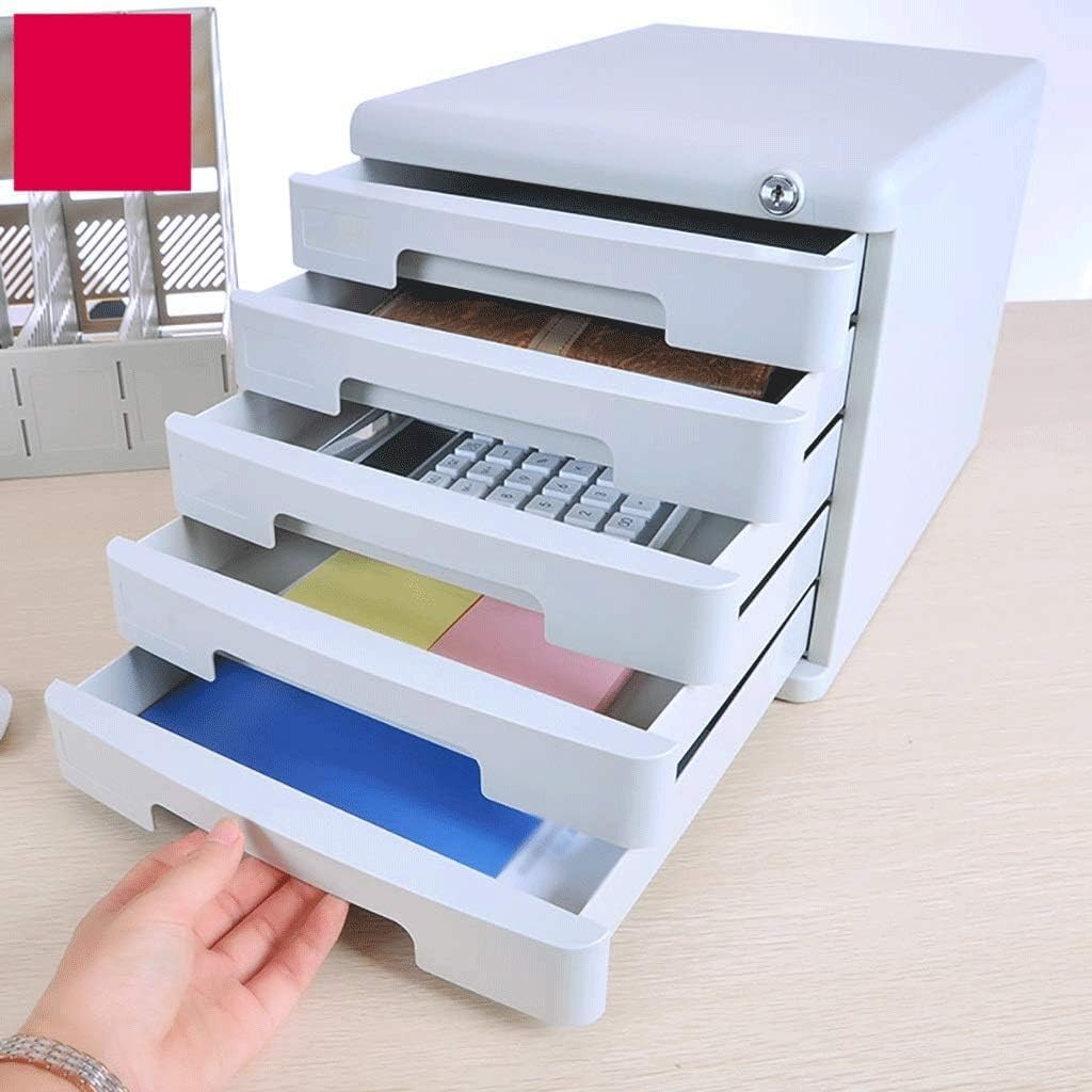 Multi strato bloccabile tavolo scrivania File Cabinet per ufficio Desktop nization File Manager con cassetto armadio per archiviazione dati Onecolor