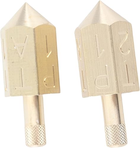 RiToEasysports Dados rotativos, 2 piezas de giroscopio de 6 lados, múltiples usos, de metal, dados de juguete con vástago sólido para juegos de