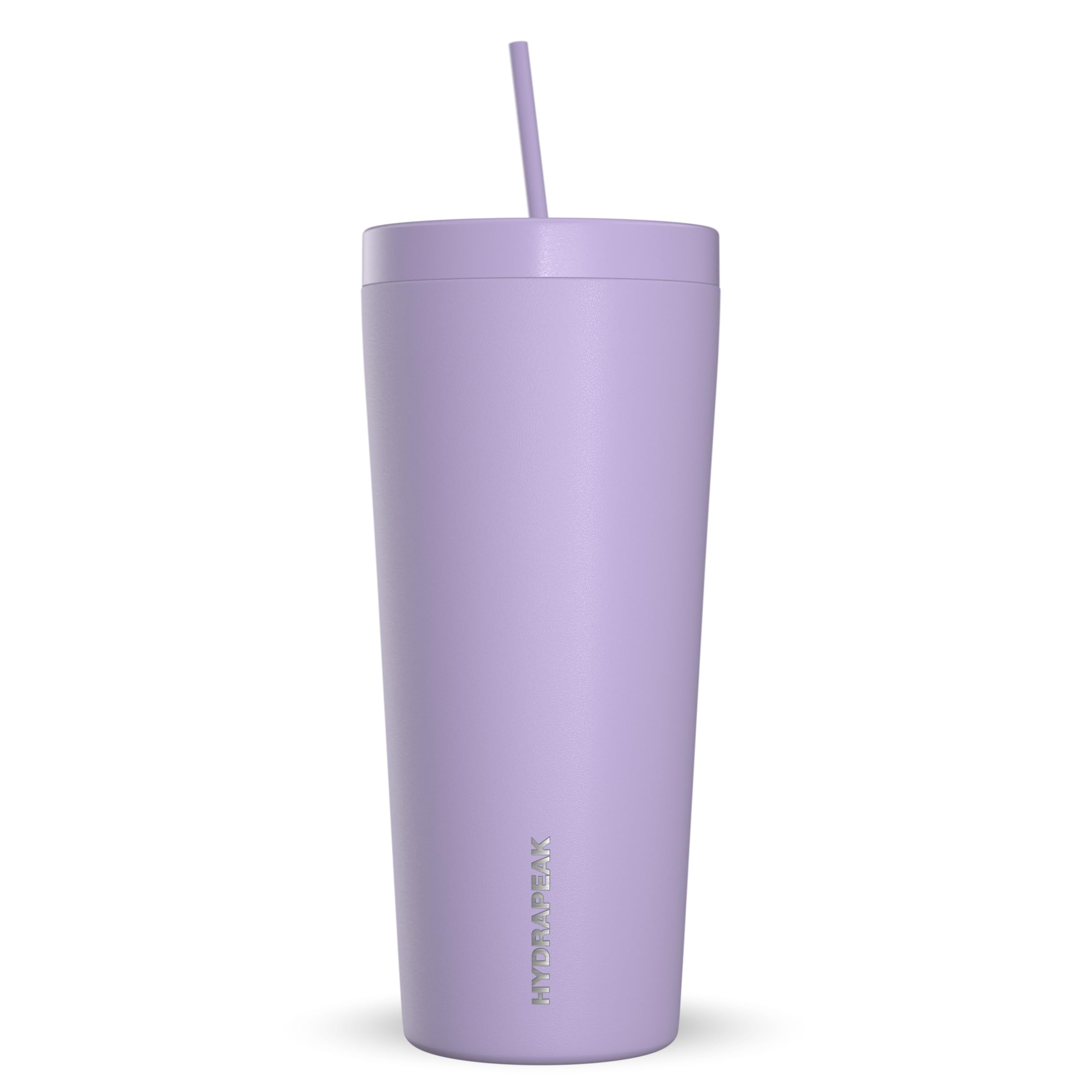 Hydrapeak Traveler 25oz Insulated Tumbler, Stainless Steel Travel Coffee Mug, Straw (Lavender)