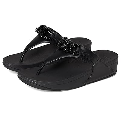 FitFlop Lulu Beaded chain Leather Toe post Sandals Women