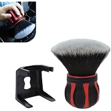 1 PC Car Detail Brush, Spherical Ultra Soft Detailing Brush, Spherical Detail Brush with Storage Rack, Universal Car Cleaning Tools, for Most Cars, Trucks, SUVs Blue