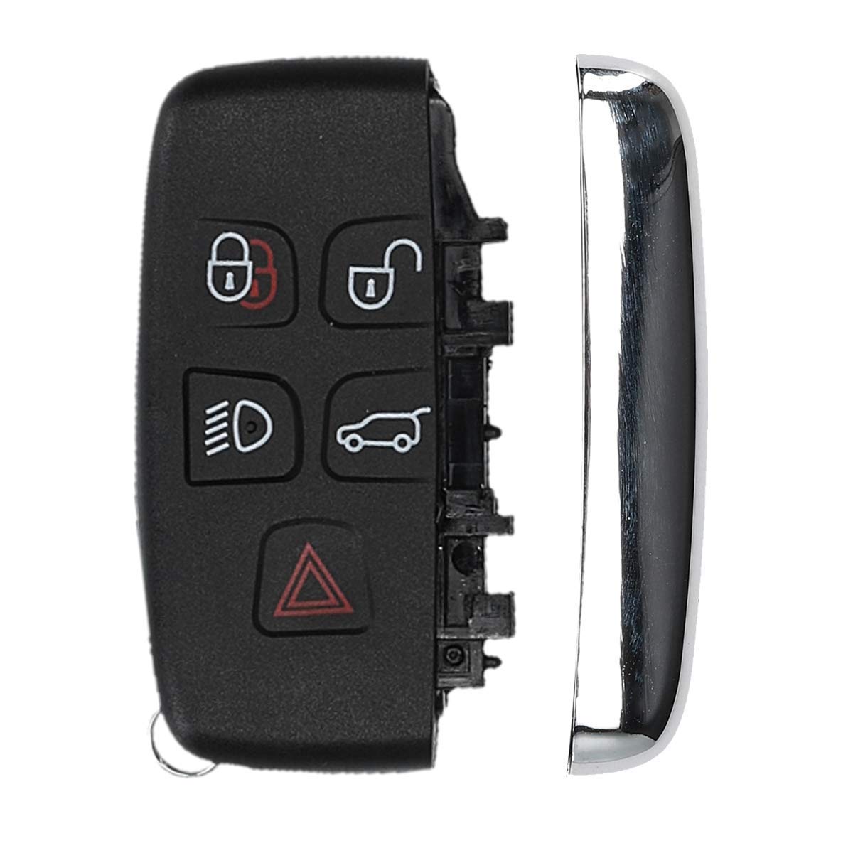 Custodia Chiave Auto Per Land Rover Jaguar - Ricambio In Plastica Dura Per Telecomando 5 Pulsanti - Foto 10