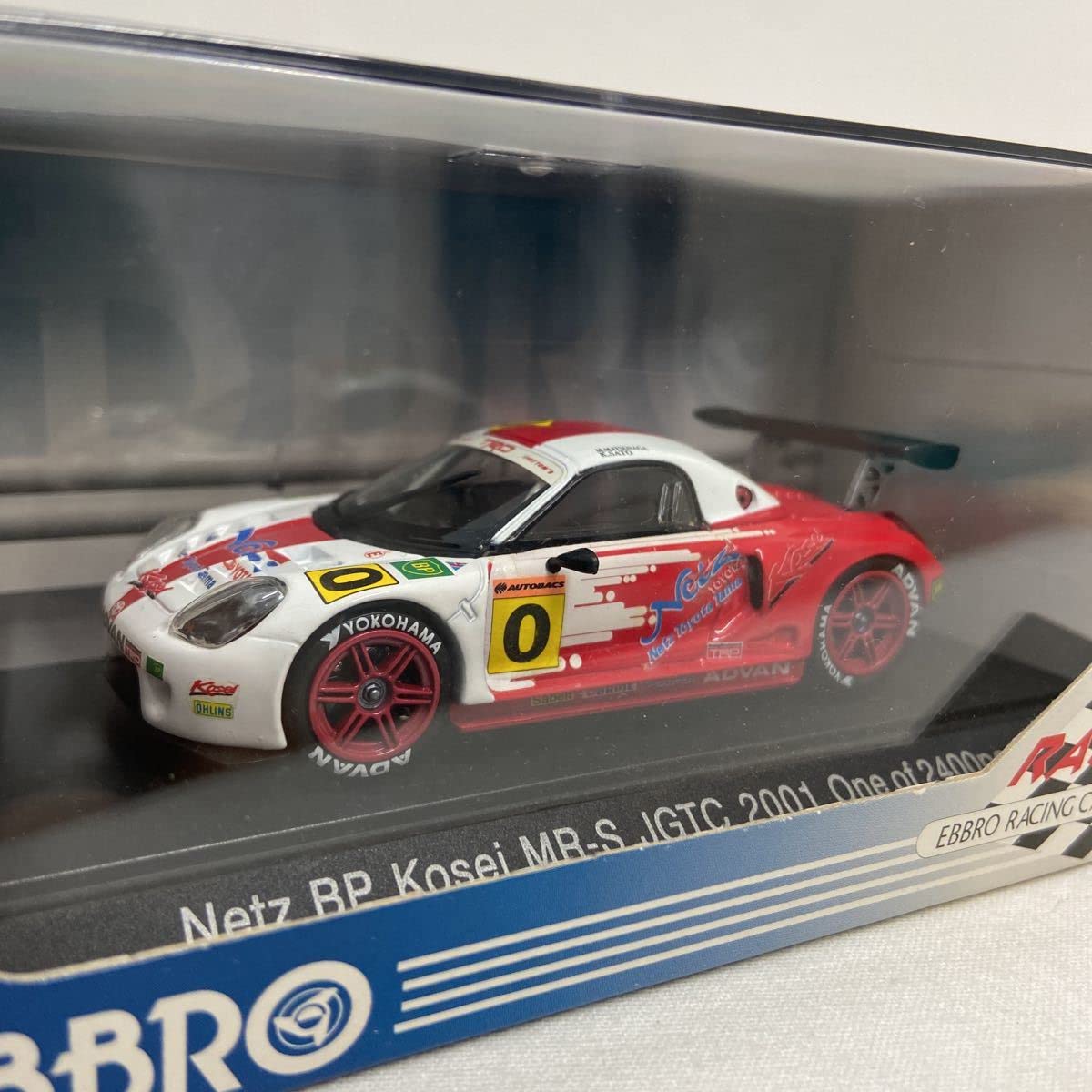 Amazon | EBBRO 1/43 Netz BP Kosei MR-S JGTC 2001年 #0 Spirit