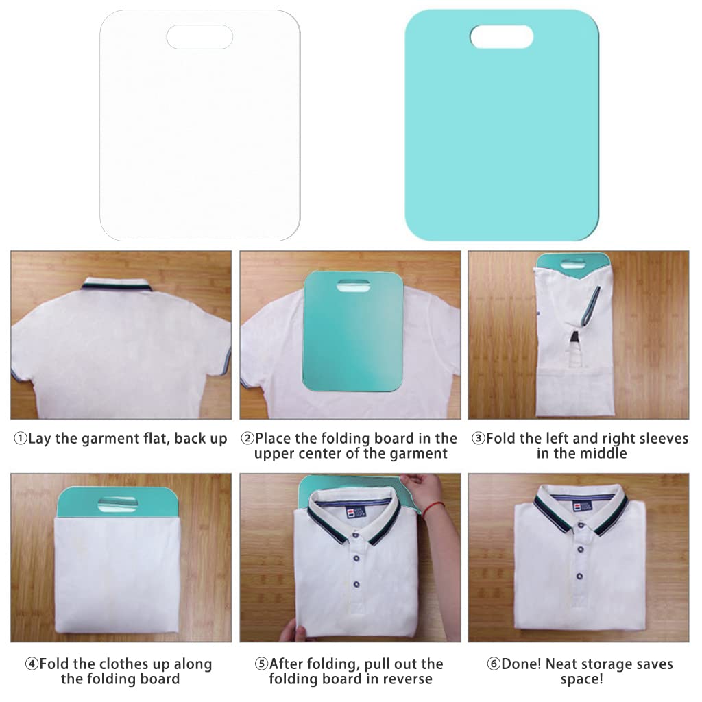 Rooyar Laundry Folding Board for Clothing Garments Adults Kids T-Shirts Dress Sweaters Clothes Folder Boards
