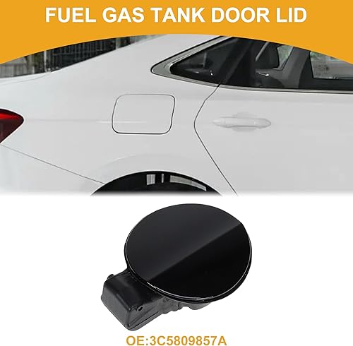 Miniatura 2 de Tapa de la puerta del depósito de combustible para Volkswagen Passat B6 2006-2011 Llenadora de combustible Tapa de la tapa del perno de la cubierta