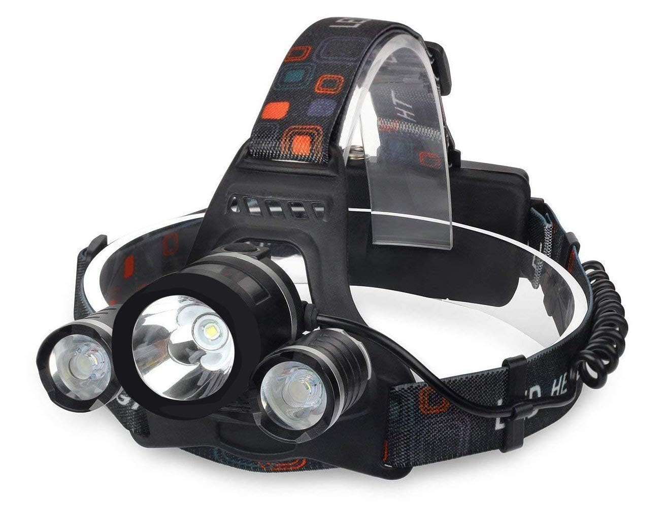 Care 4 Ultra-Bright LED Rechargeable Headlamp for Camping, Running, Fishing, Hiking & Repairing | Adjustable Strap & Long-Distance Beam Head Torch-image-13